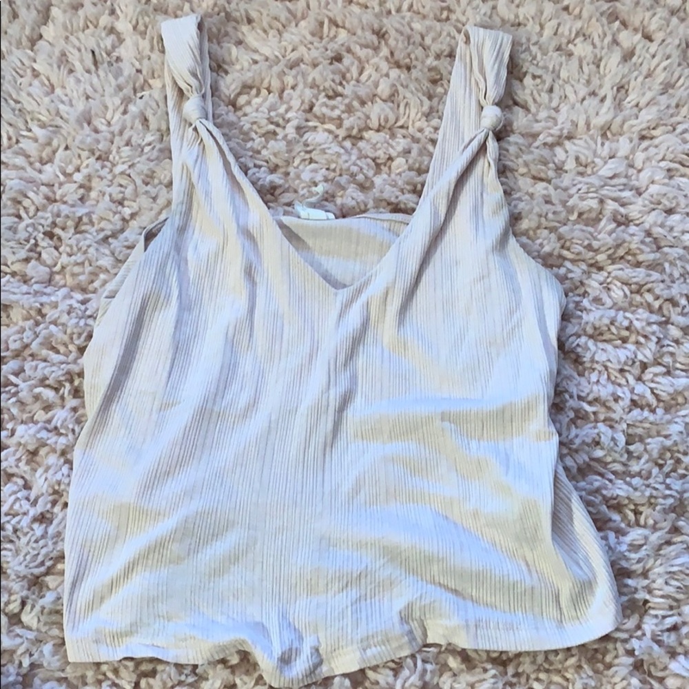 Pink flowy tank